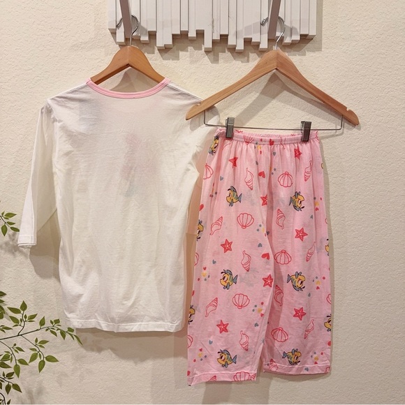 Moi & Du TTASOMKIDS Little Mermaid Aqua Girl Print Pajama Pj Set NWT - Picture 4 of 9